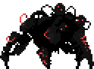The Tarnished Widow — a spider boss with glowing red eyes