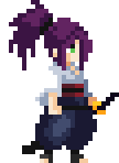 Berserker class hero — female, hypertrophy build